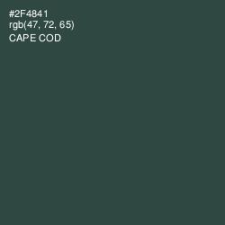 #2F4841 - Cape Cod Color Image
